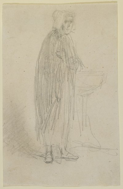 Standing Figure of an Old Woman by James Abbott McNeill Whistler